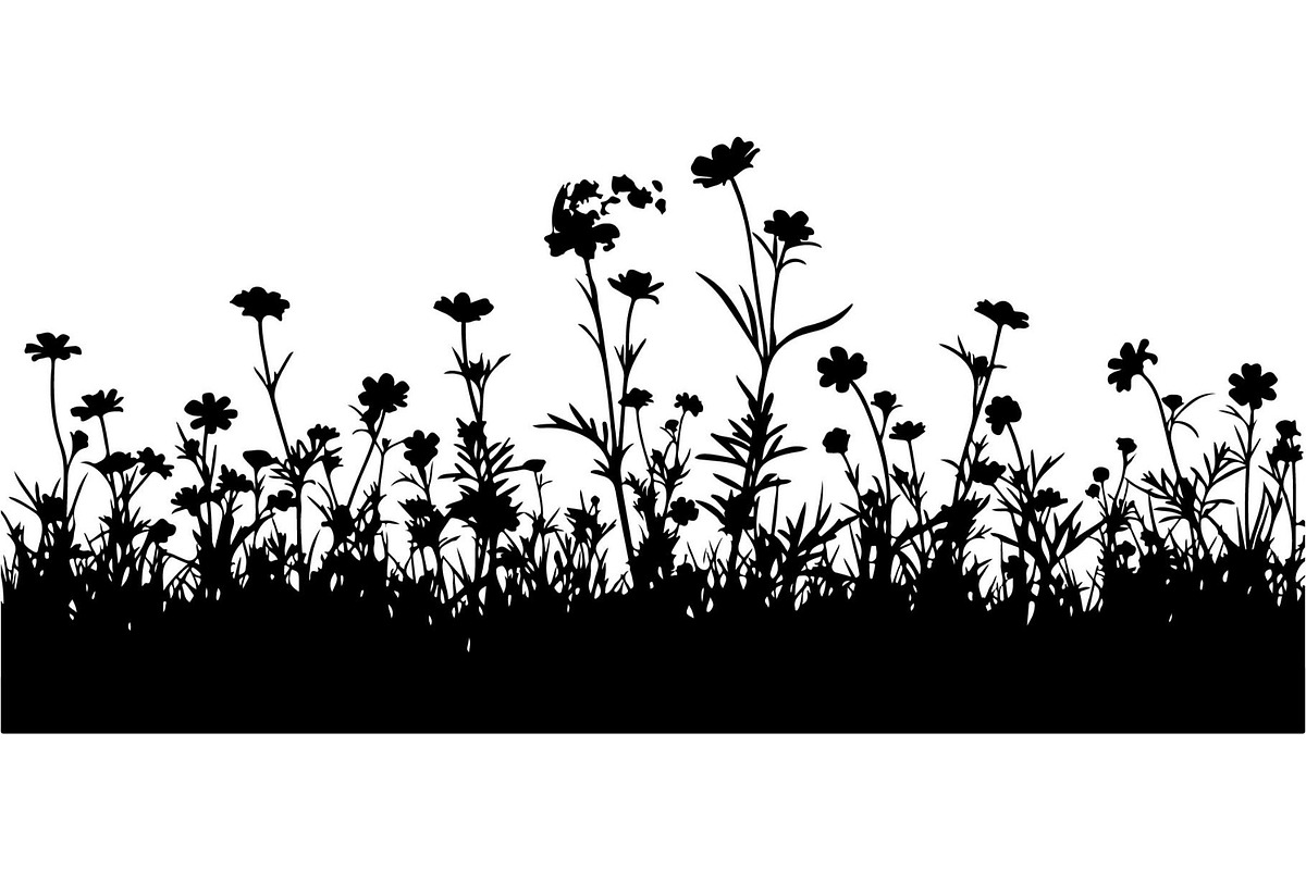 Wildflower Meadow Silhouette, an Object Graphic by Creativeshirt (Photo 18 of 20)