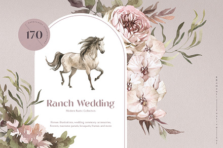 "Ranch Wedding" modern rustic set