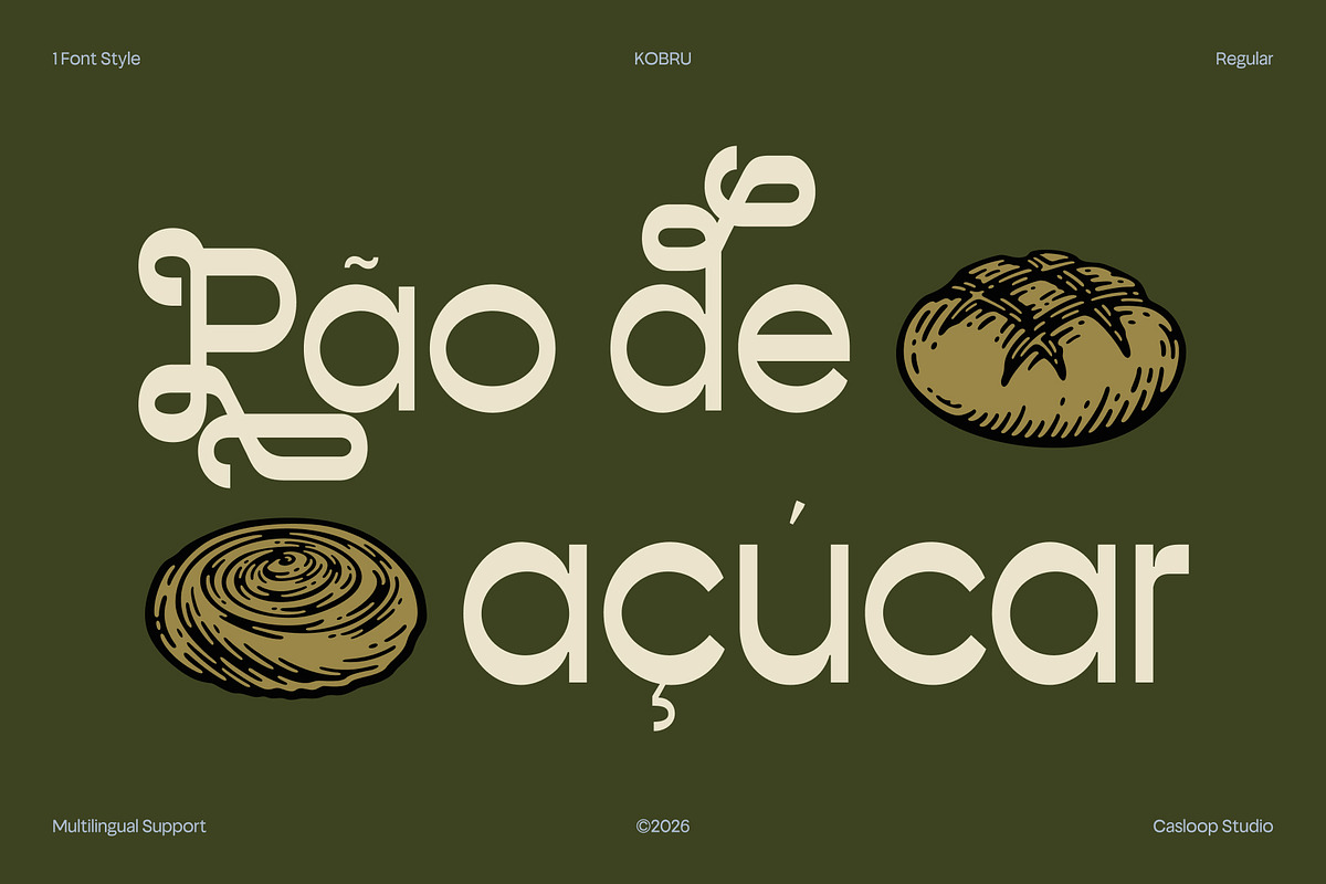 Kobru – Freshly Display Font, a Sans Serif Font by Casloop Studio (Photo 7 of 10)