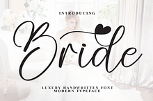 Bride | Script Font