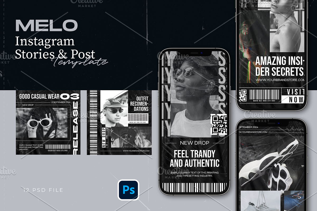 Hype Instagram Template - Melo, a Social Media Template by Gibcreat (Photo 1 of 4)