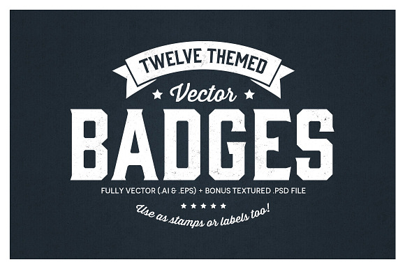 12 Logo Badges preview 5
