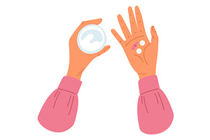 Womens hands holding clean water, an Object Illustration by Vectorbuum