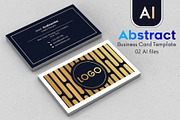 Abstract Business Card Template - 49, a Business Card Template by M6 Gallery (Thumbnail 1 of 3)