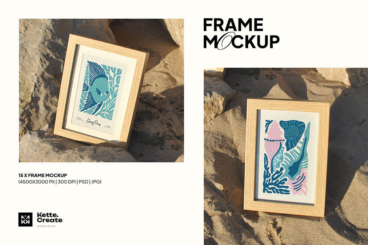 Ocean Sand | Frame Mockup, a Household Mockup by KetteCreate (Photo 12 of 16)