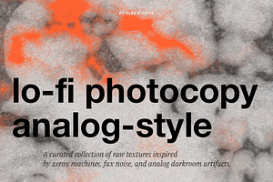 Lo-Fi Photocopy Texture Pack, a Texture Graphic by Oleg and Katja