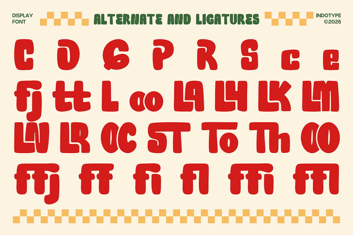 Tacoloopey - Playful Display Font, a Sans Serif Font by Indotype Foundry (Photo 5 of 10)