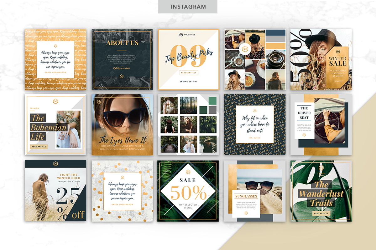 MARIGOLD | Instagram Canva Bundle, a Social Media Template by Marigold Studios (Photo 20 of 48)
