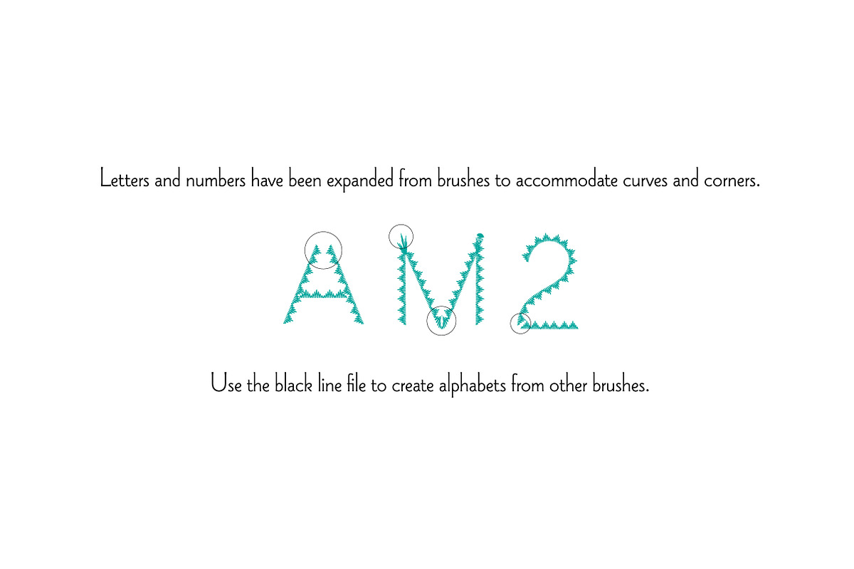 Embroidered Alphabet & Brushes, a Brush Add-On by Melissa Held Designs (Photo 5 of 5)