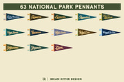 National Park Pennants, an Object Graphic by Brian Ritter Design (Thumbnail 6 of 6)