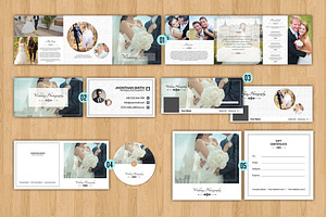 Wedding Photography Marketing Set, a Brochure Template by Template Shop