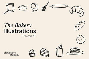 The Bakery Illustrations