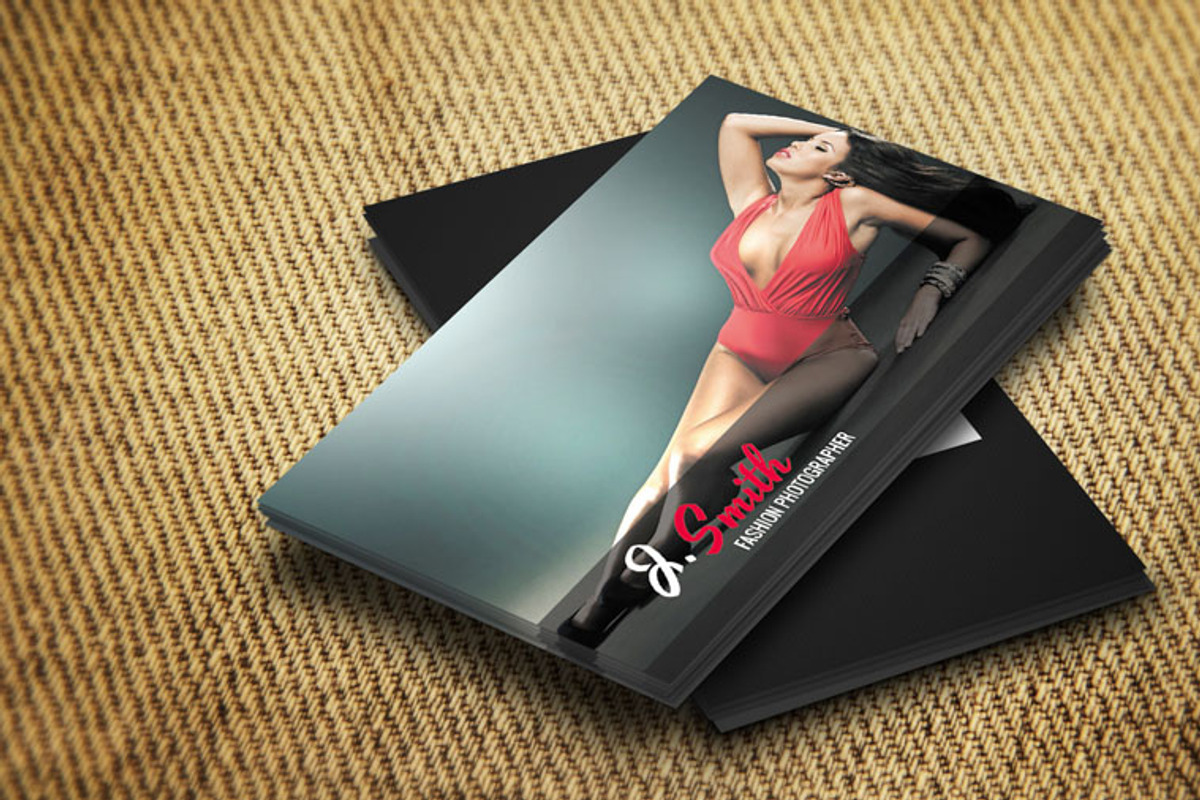 Fashion Photographer Card CM046, a Business Card Template by annozio (Photo 2 of 4)