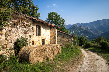 Old traditional farm, Picos de Europa, Asturias, Spain, an Architecture Photo by GoodGoods