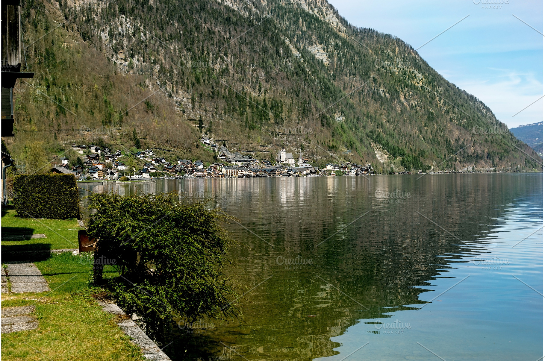 Hallstatt Austria. Alpine Village, a Nature Photo by Natasha Breen