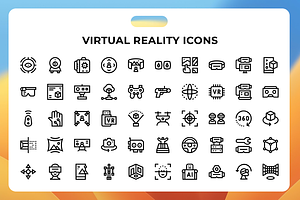 Virtual Reality Icons, an Icon by Wencory