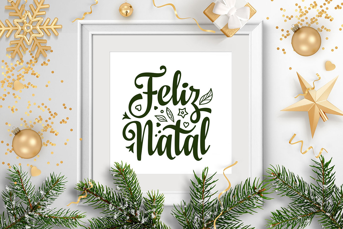 Portuguese Christmas Feliz Natal, an Object Graphic by Zoya Miller (Photo 5 of 10)