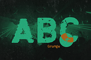 Roughut - A Distressed Display Font, a Sans Serif Font by Drizy (Thumbnail 7 of 10)