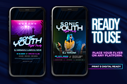 SONIC - DJ Event Flyer Templates, a Flyer Template by Inviline.co (Thumbnail 5 of 7)