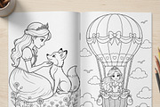 Magical Princess Coloring Book Vol31, a Person Illustration by ikarifq shop (Thumbnail 7 of 7)