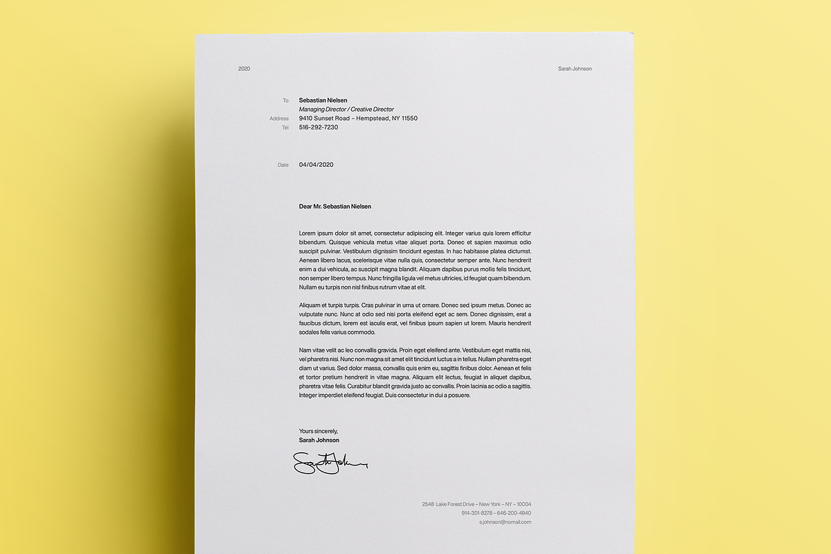 Pro Resume Template, a Resume Template by Unio Designs (Photo 5 of 5)