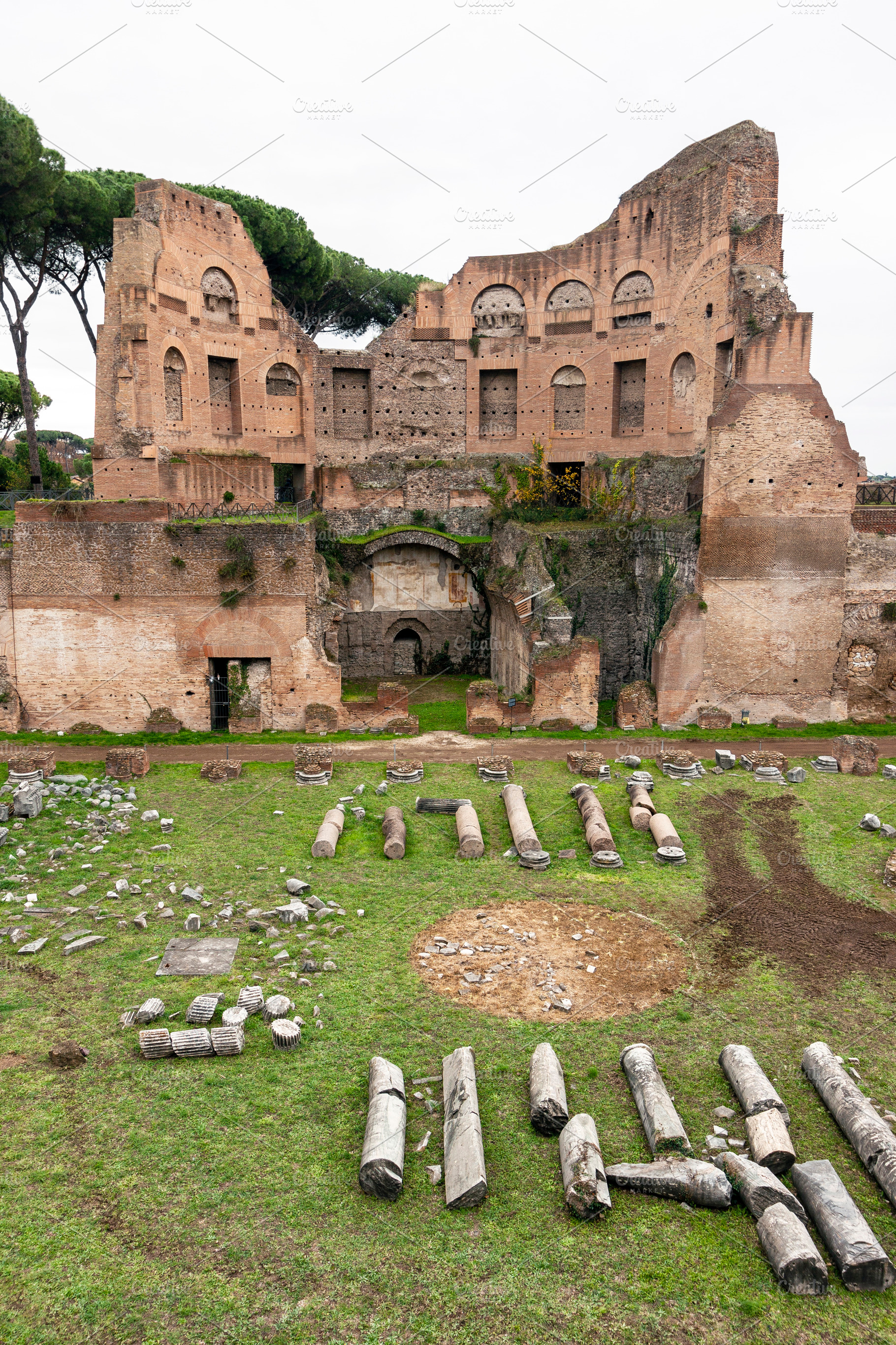 Ruins of antique roman forum in Rome, an Architecture Photo by BOOCYS