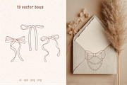 Charming hand drawn bows set, a Decorative Illustration by soboleva alya (Thumbnail 5 of 10)