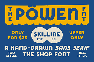 SFC Powen, a Handwritten Font by Skilline Supply Co.