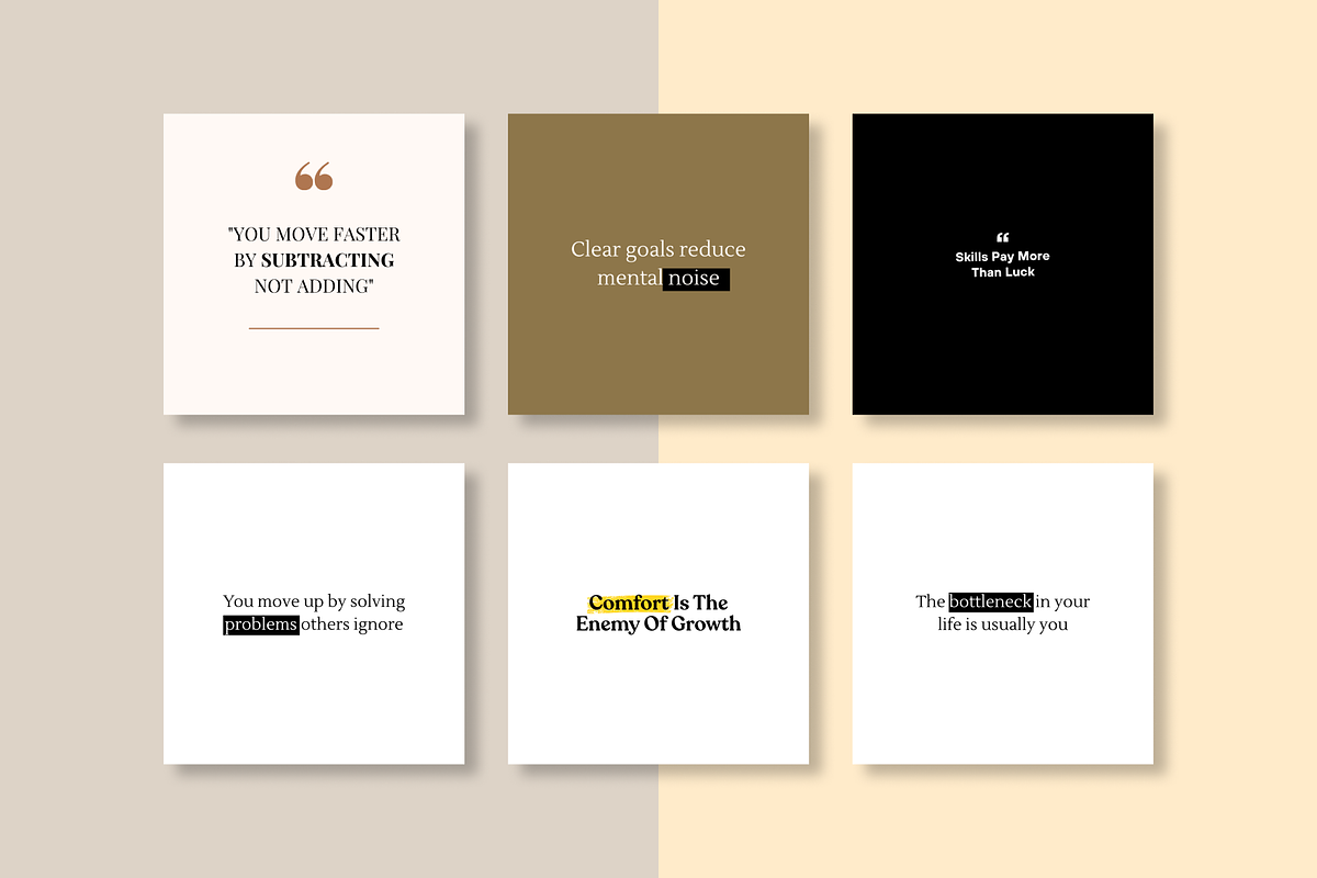 GROWTH MINDSET INSTAGRAM TEMPLATE, a Social Media Template by RB Boutique (Photo 5 of 9)
