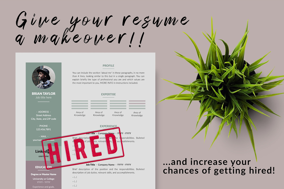 Modern Resume Design / CV - Brian, a Resume Template by Templates Design Co. (Photo 16 of 17)
