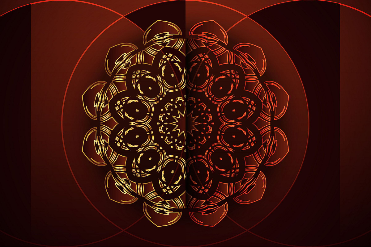 Mandala Circular Pattern Vector Pack, a Background Graphic by NJ Himel (Photo 88 of 95)