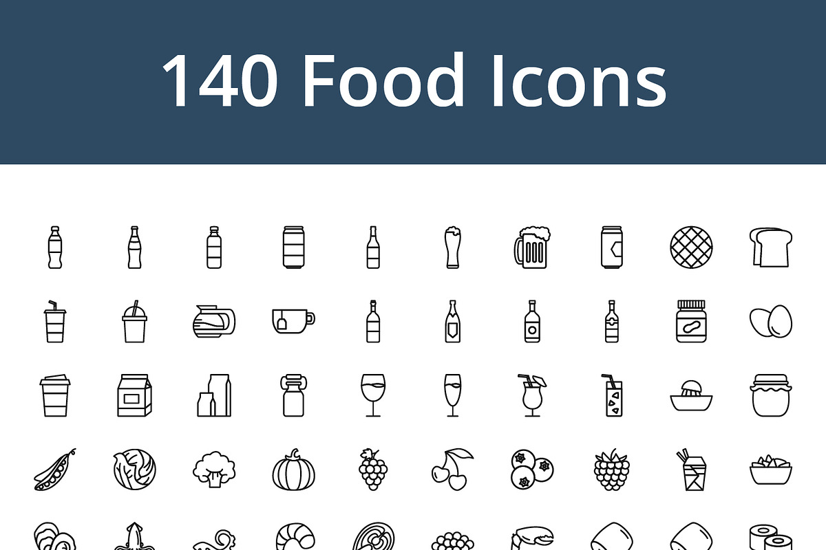 560 Line Icons, an Outline Icon by Maxim Cherednichenko (Photo 5 of 7)