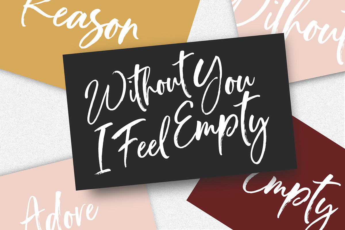 Reliable Brush, a Script Font by Nowlystudios (Photo 3 of 7)