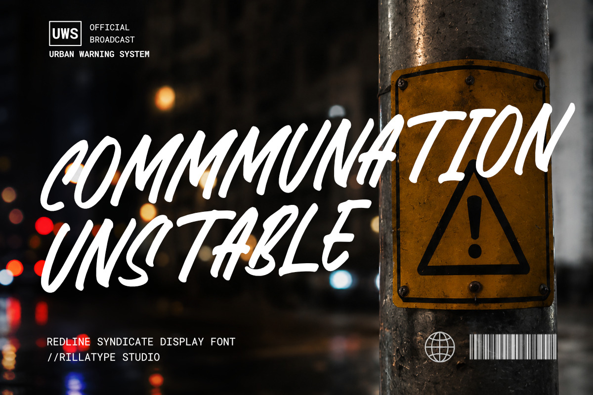 Redline Syndicate Display Font, a Handwritten Font by Rillatype (Photo 6 of 9)