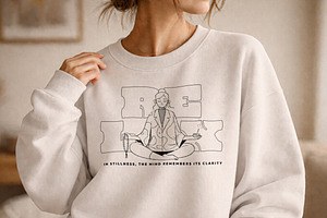 Women’s Crewneck Sweatshirt Mockup, a Shirt Mockup by Designer Dude