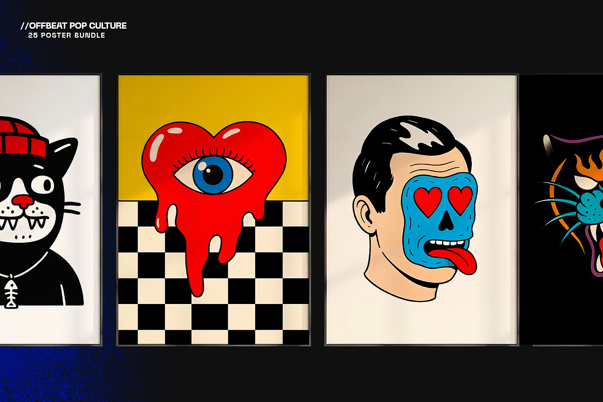 Offbeat - Pop Culture 2, a Graphic by Wall Art Print Studio (Photo 8 of 9)