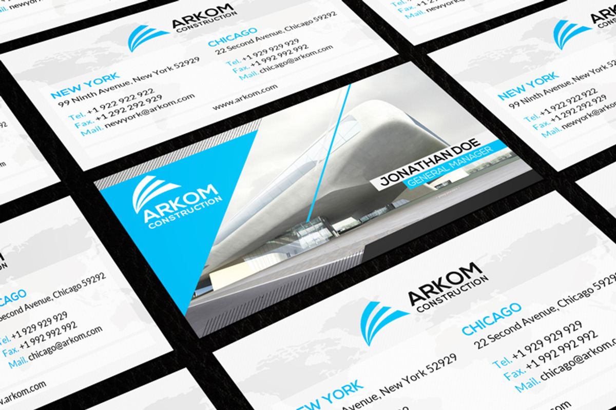 Architectural Bureau Card CM061, a Business Card Template by annozio (Photo 4 of 4)