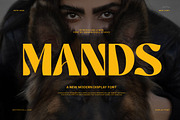 Mands Unique Serif Font, a Serif Font by Graphicxell (Thumbnail 1 of 8)