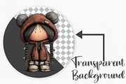 Whimsical Winter Kids Clipart Bundle, an Illustration by Canvas Craft (Thumbnail 2 of 6)