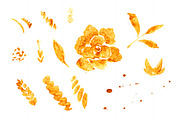 №34 Smears gold paint and texture ob, a Texture Graphic by Rasveta (Thumbnail 2 of 5)