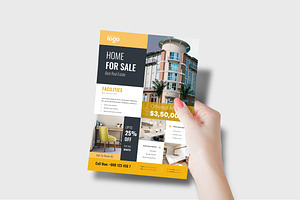 Home For Sale Flyer Design Template