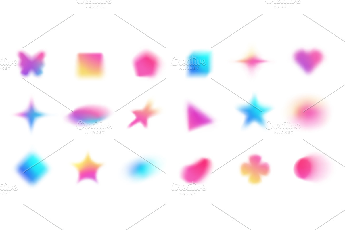 Y2K organic blurry shape with pink, an Illustration by winwin.art