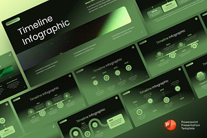Timeline infographic PowerPoint, a Presentation Template by Premast
