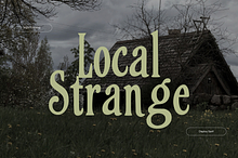 Unusual Decorative Display Serif