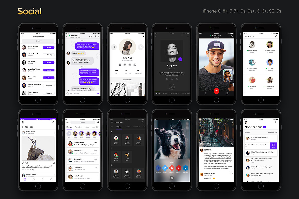 Awesome iOS UI Kit, an UI Kit Template by uibundle.com (Photo 15 of 22)