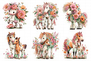 Whimsical Mother's Day Horse Clipart, an Illustration by Daily.Designs (Thumbnail 4 of 7)