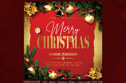 Christmas Flyer, a Flyer Template by Artolus
