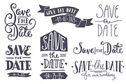 Save the Date Overlays, a Graphic by The Pen and Brush (Thumbnail 2 of 3)