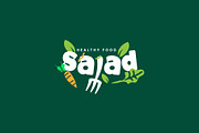 Salad icon template illustration, a Branding & Logo Template by Dyn Studio (Thumbnail 1 of 2)