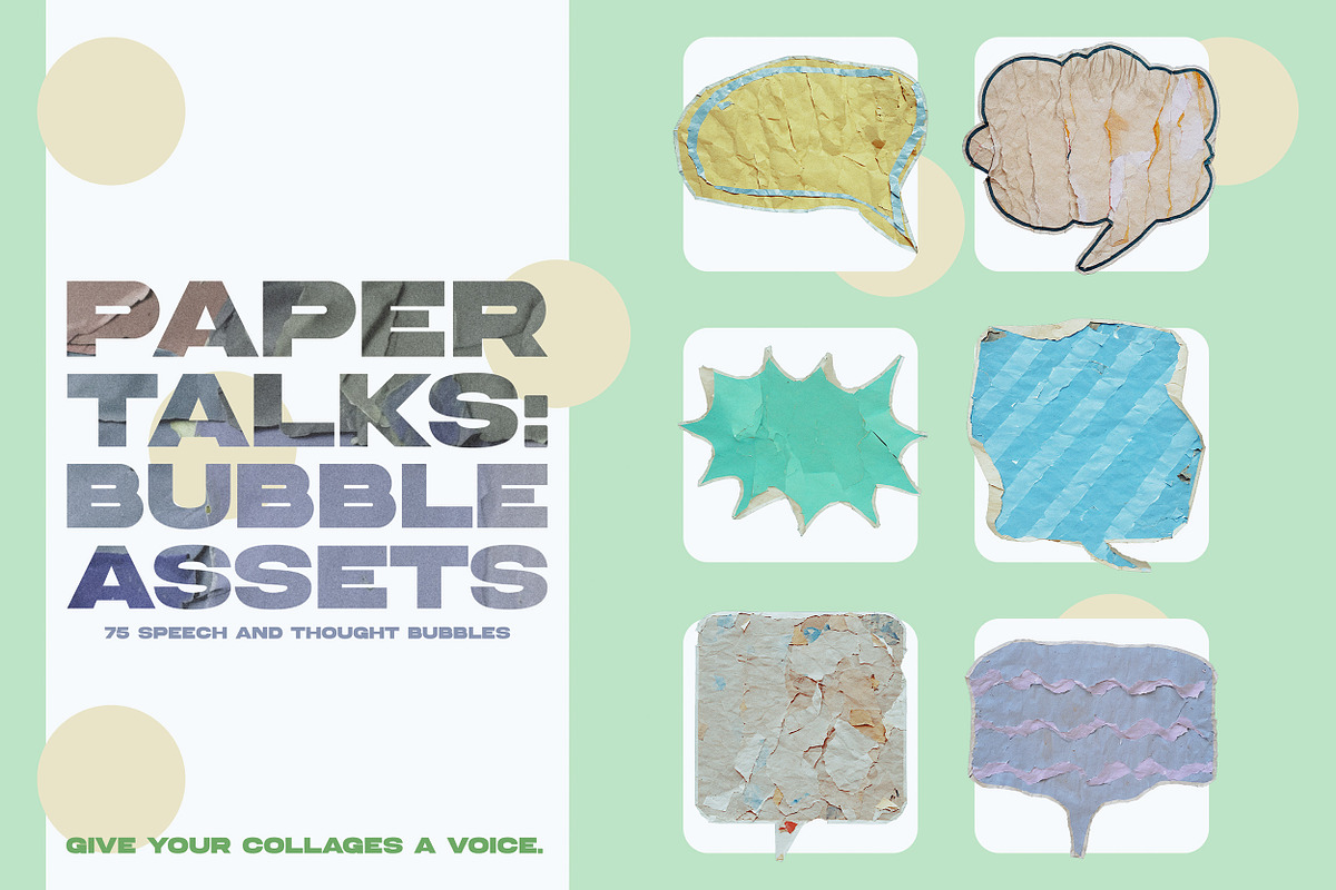 PaperTalks – 75 Speech Bubbles, an Object Graphic by Megan Aili Designs (Photo 6 of 10)